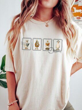 Reading Tshirt Silly Goose Teacher Shirt Bookish Gifts for Librarian Shirt 189